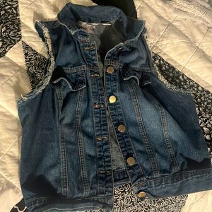 Blue Jean vest/jacket sz Small